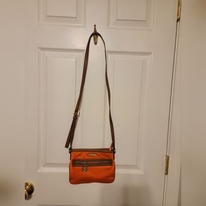 Michael Kors Orange Crossbody Bag/Purse